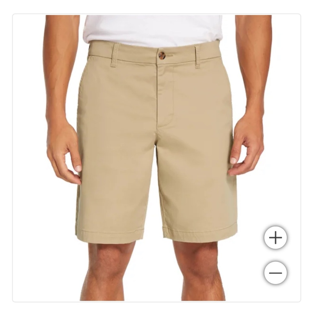 GAP Tan Flat Front Shorts Classic Design